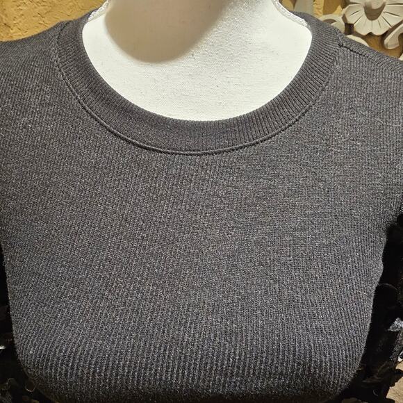 Tween Diva 8 Butterfly Mesh Sleeve Crop Top Croquette Goth Inspired Y2K Cute - Picture 11 of 11